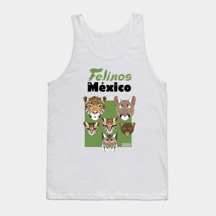 Felinos de Mexico 2 Tank Top